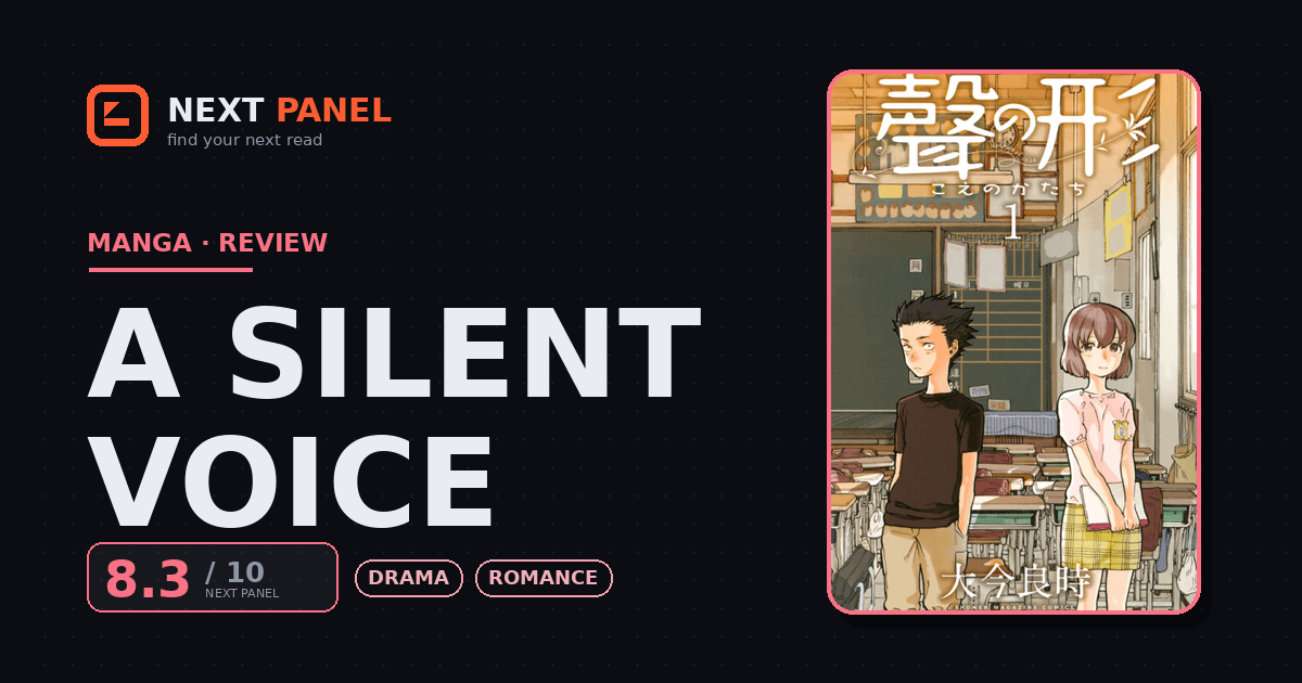 A Silent Voice cover - Next Panel review