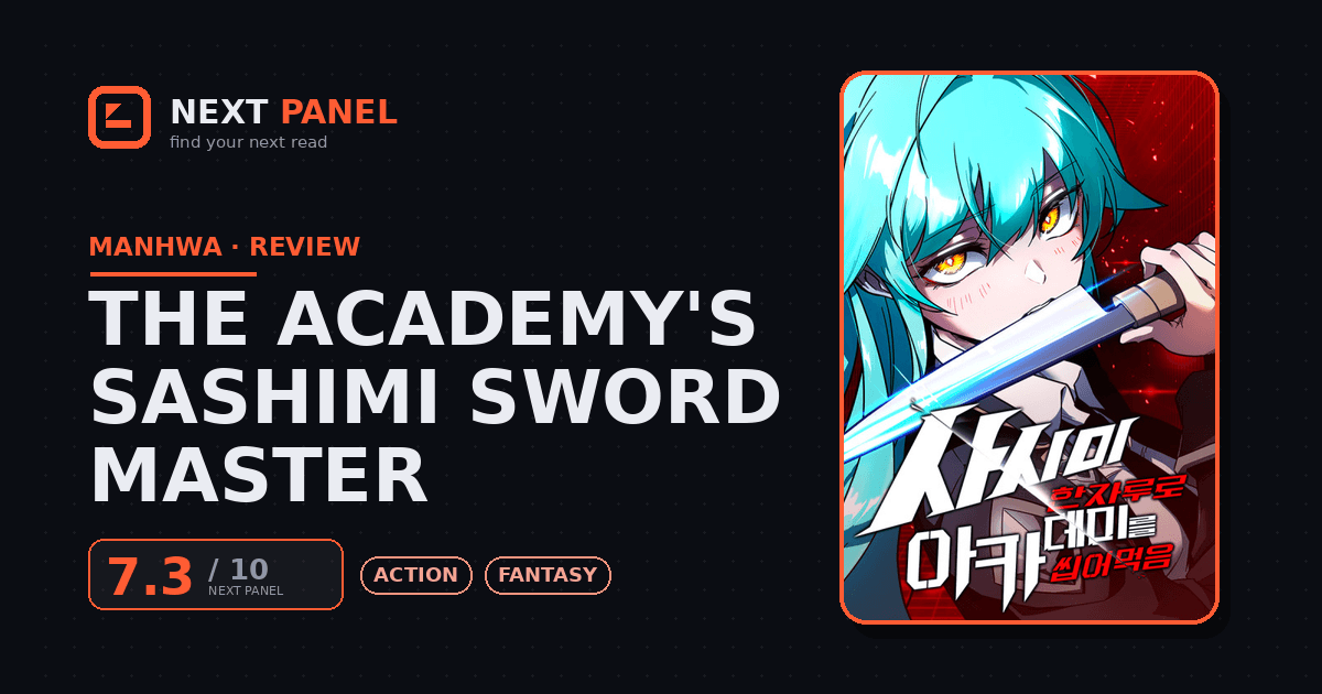The Academy's Sashimi Sword Master cover - Next Panel review