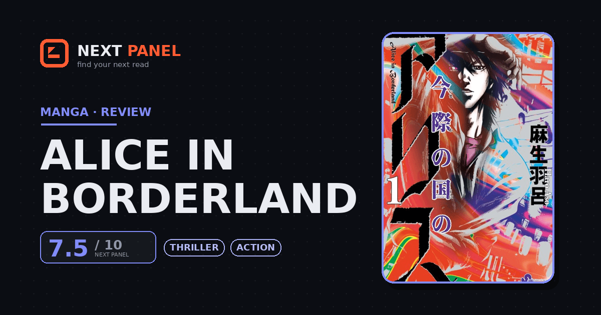 Alice in Borderland cover - Next Panel review