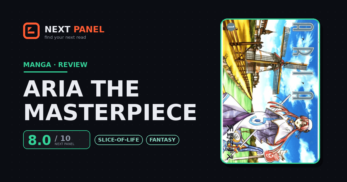 Aria the Masterpiece cover - Next Panel review