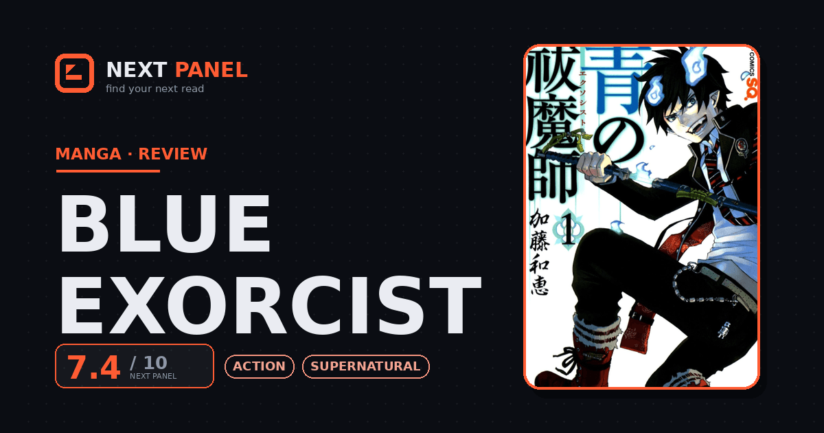 Blue Exorcist cover - Next Panel review