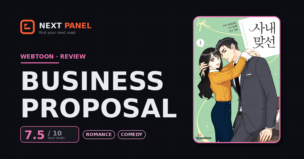 Business Proposal cover - Next Panel review