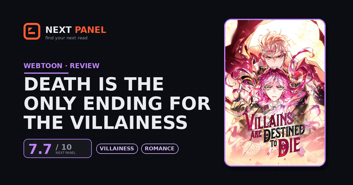 Death Is the Only Ending for the Villainess cover - Next Panel review