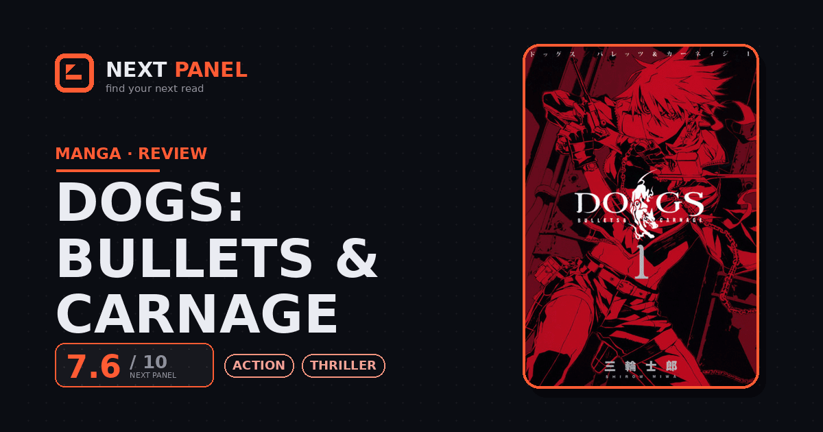 Dogs: Bullets & Carnage cover - Next Panel review