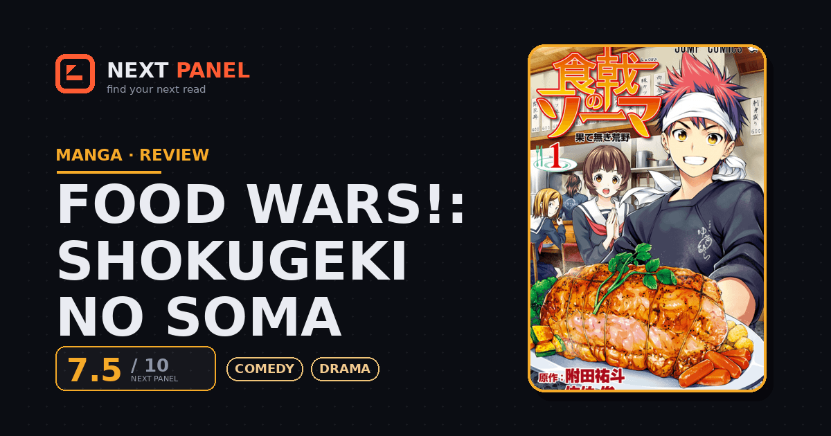 Food Wars!: Shokugeki no Soma cover - Next Panel review