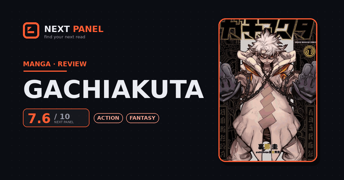Gachiakuta cover - Next Panel review