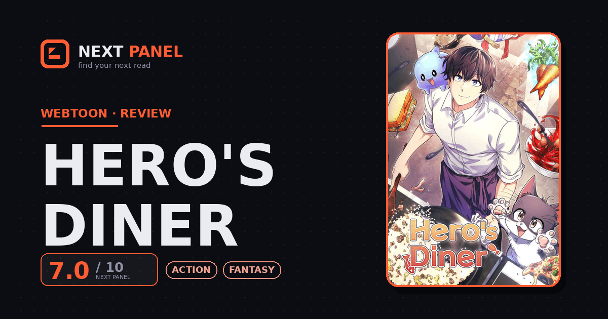 Hero's Diner cover - Next Panel review