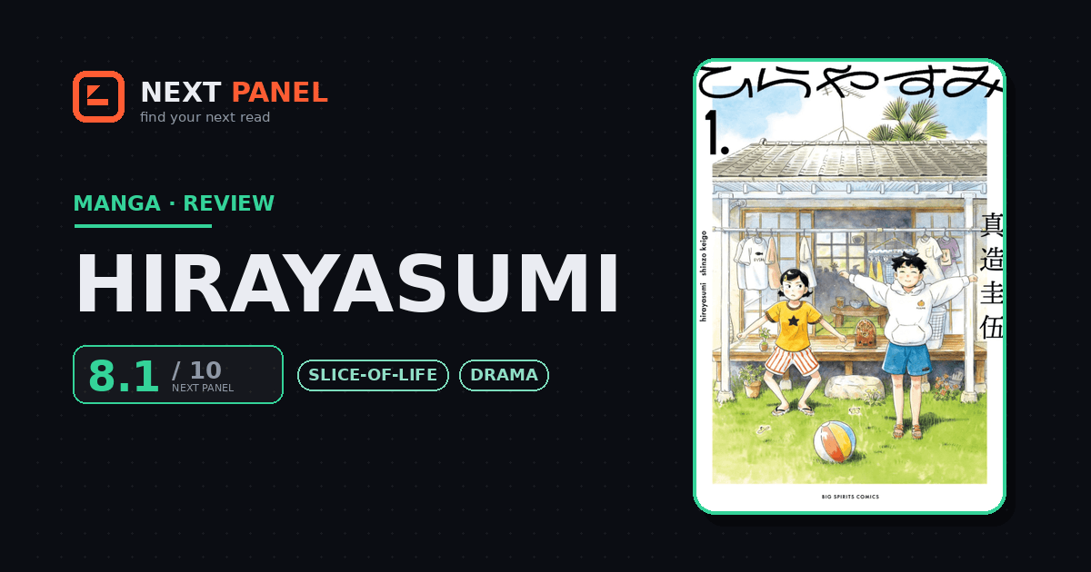 Hirayasumi cover - Next Panel review