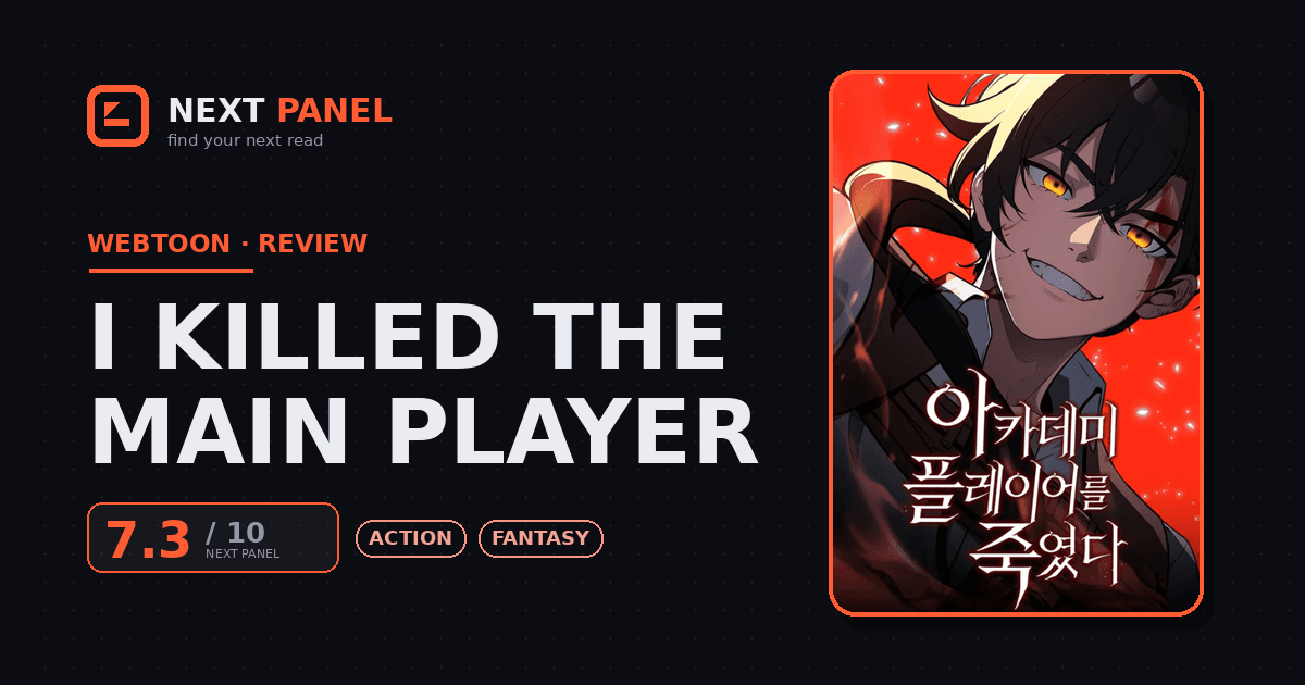 I Killed the Main Player cover - Next Panel review