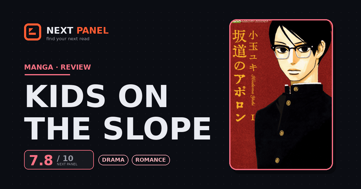 Kids on the Slope cover - Next Panel review