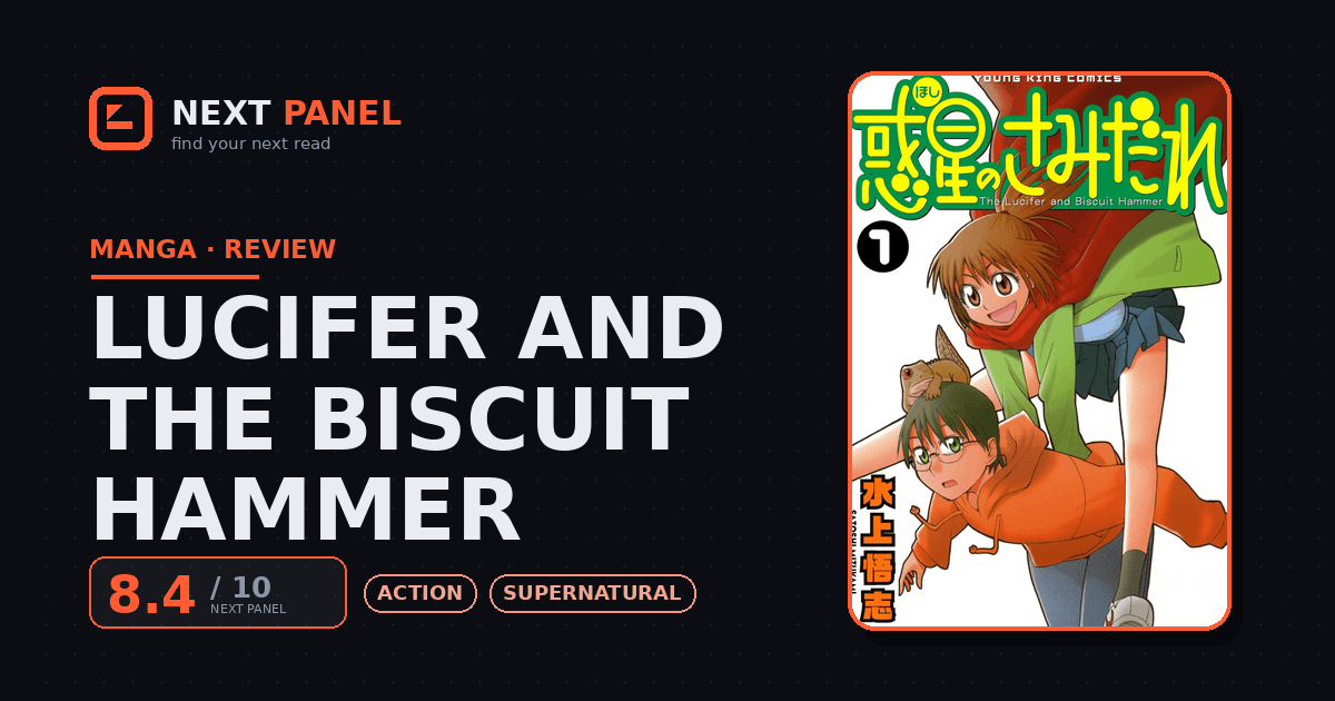 Lucifer and the Biscuit Hammer cover - Next Panel review