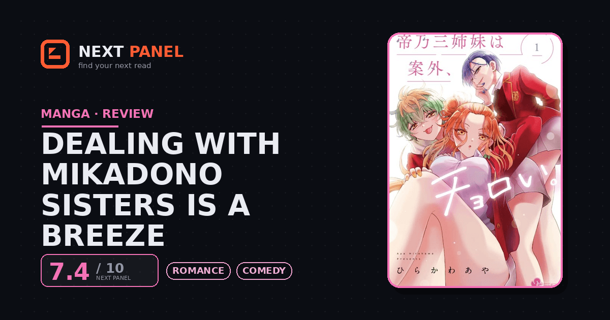 Dealing with Mikadono Sisters Is a Breeze cover - Next Panel review