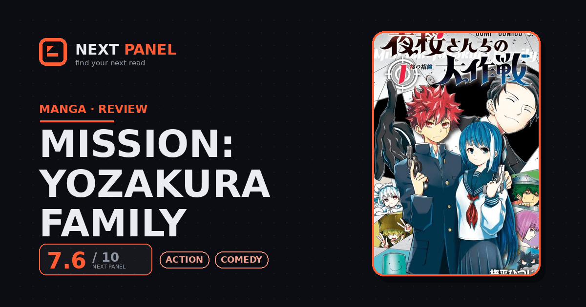 Mission: Yozakura Family cover - Next Panel review