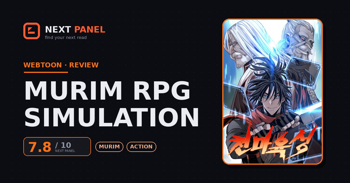 Murim RPG Simulation cover - Next Panel review