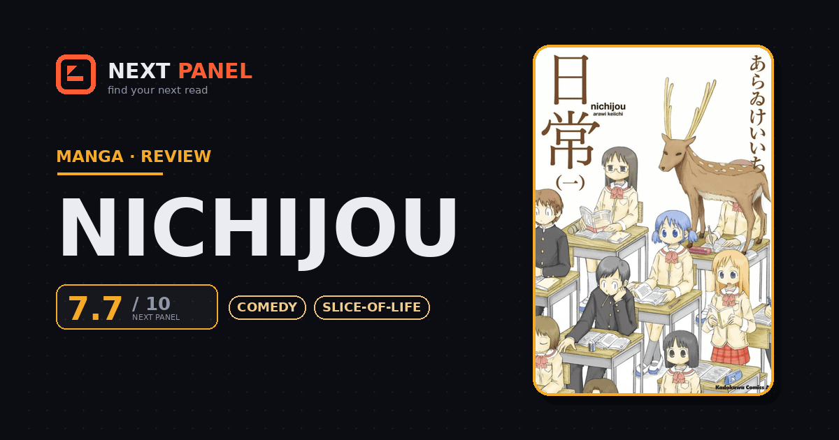 Nichijou cover - Next Panel review