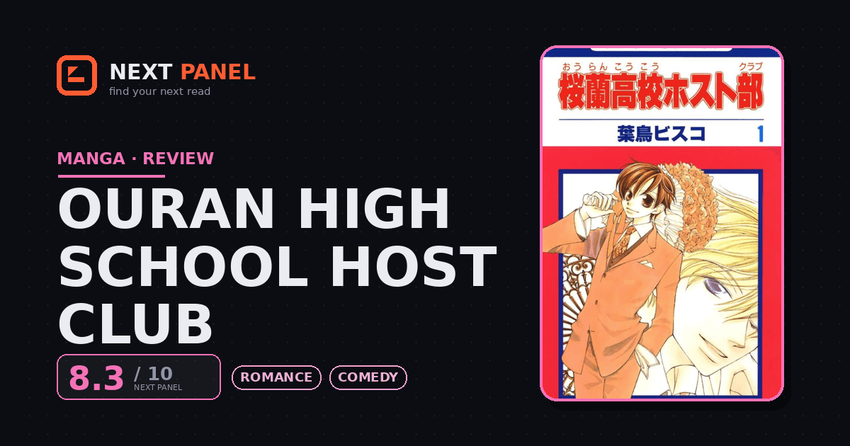 Ouran High School Host Club cover - Next Panel review