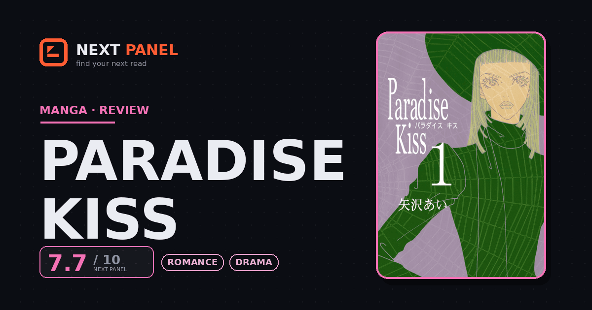 Paradise Kiss cover - Next Panel review
