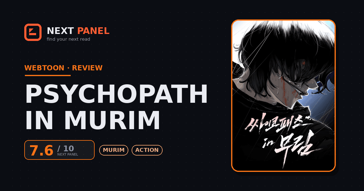 Psychopath in Murim cover - Next Panel review