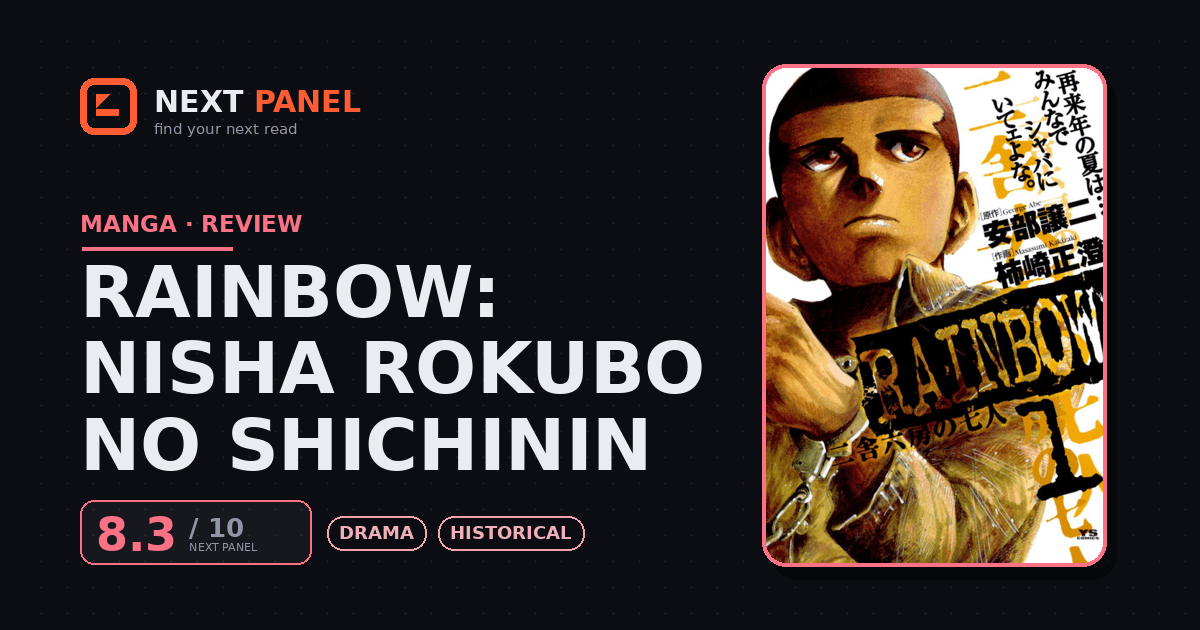 Rainbow: Nisha Rokubo no Shichinin cover - Next Panel review