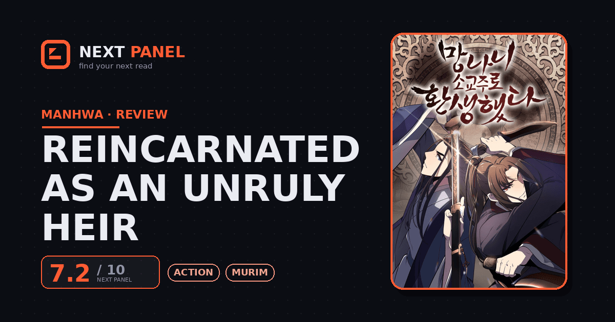Reincarnated as an Unruly Heir cover - Next Panel review