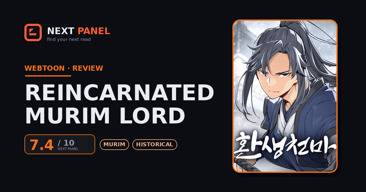 Reincarnated Murim Lord cover - Next Panel review