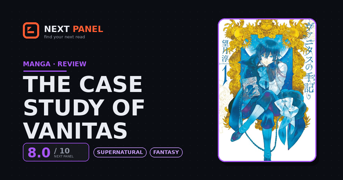 The Case Study of Vanitas cover - Next Panel review