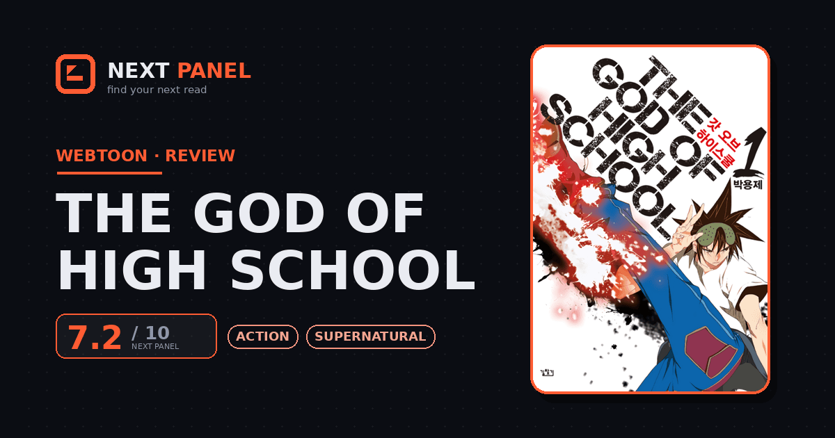 The God of High School cover - Next Panel review