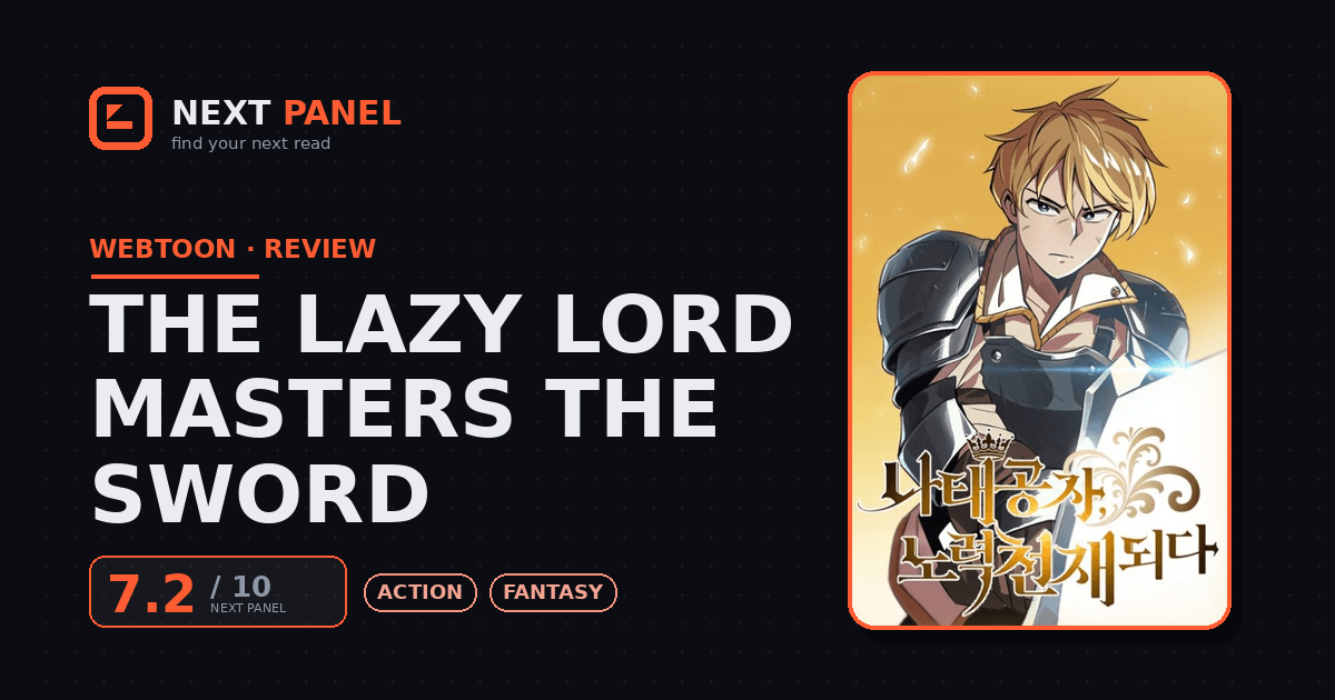 The Lazy Lord Masters the Sword cover - Next Panel review