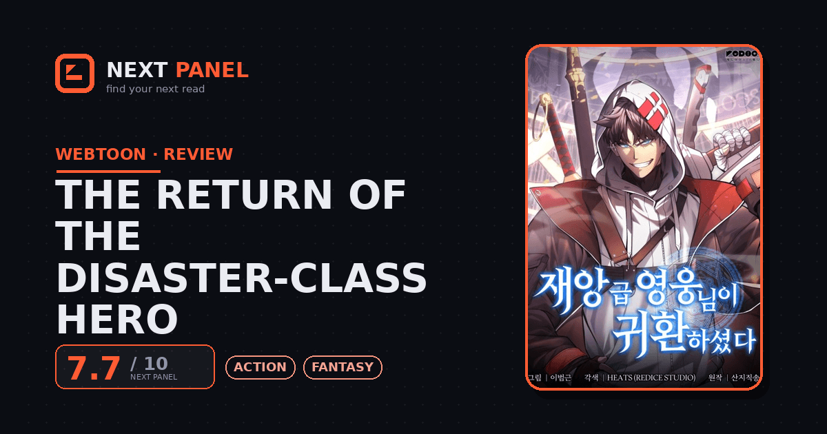 The Return of the Disaster-Class Hero cover - Next Panel review