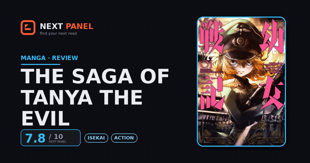 The Saga of Tanya the Evil cover - Next Panel review