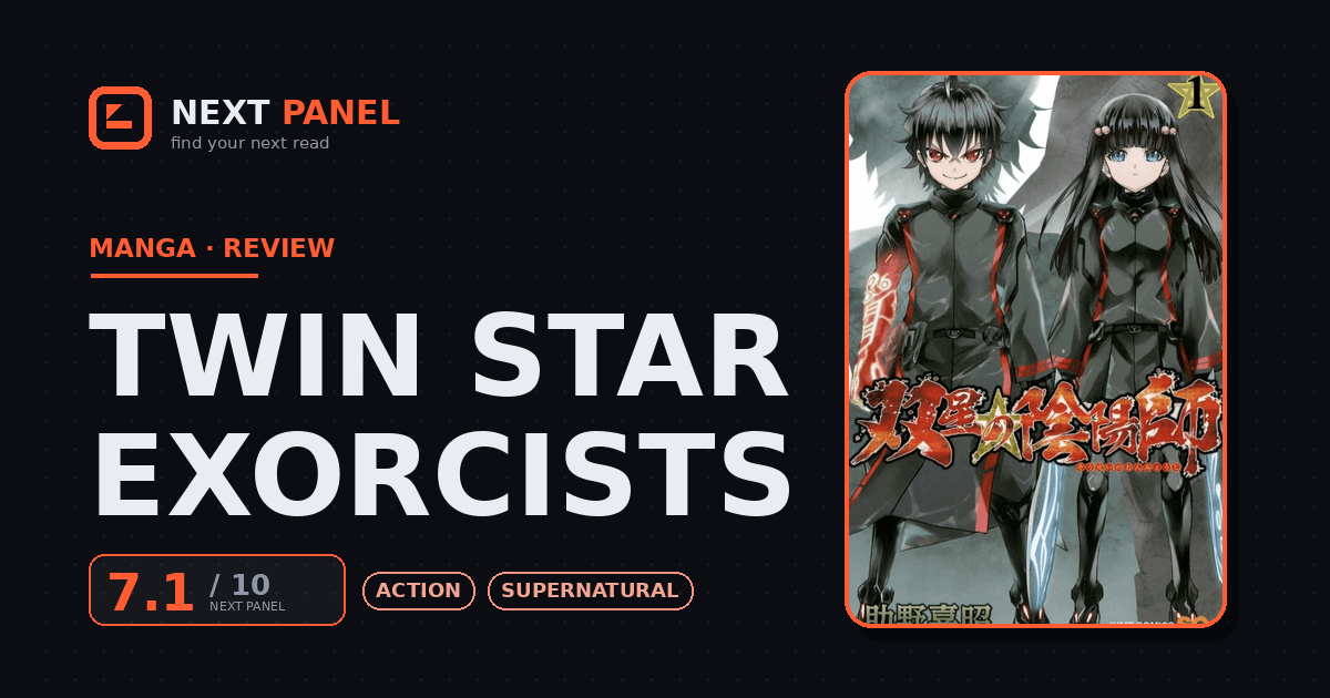 Twin Star Exorcists cover - Next Panel review