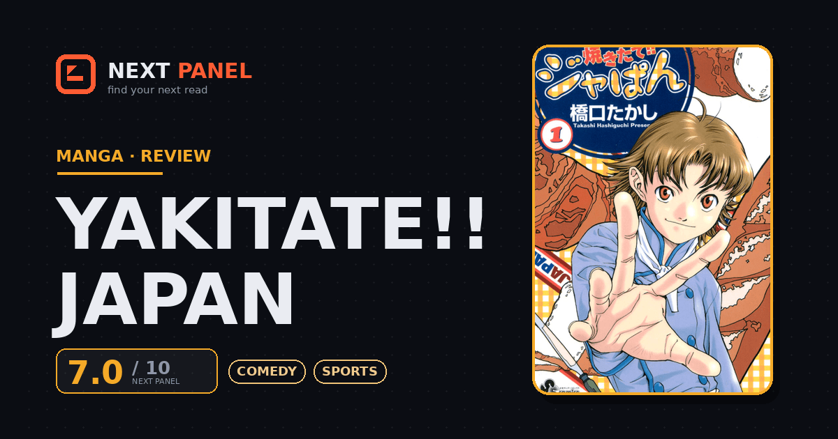 Yakitate!! Japan cover - Next Panel review