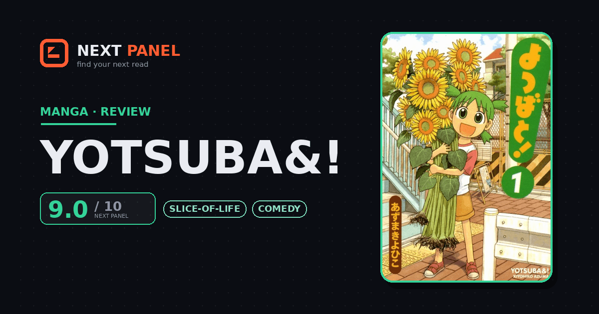 Yotsuba&! cover - Next Panel review