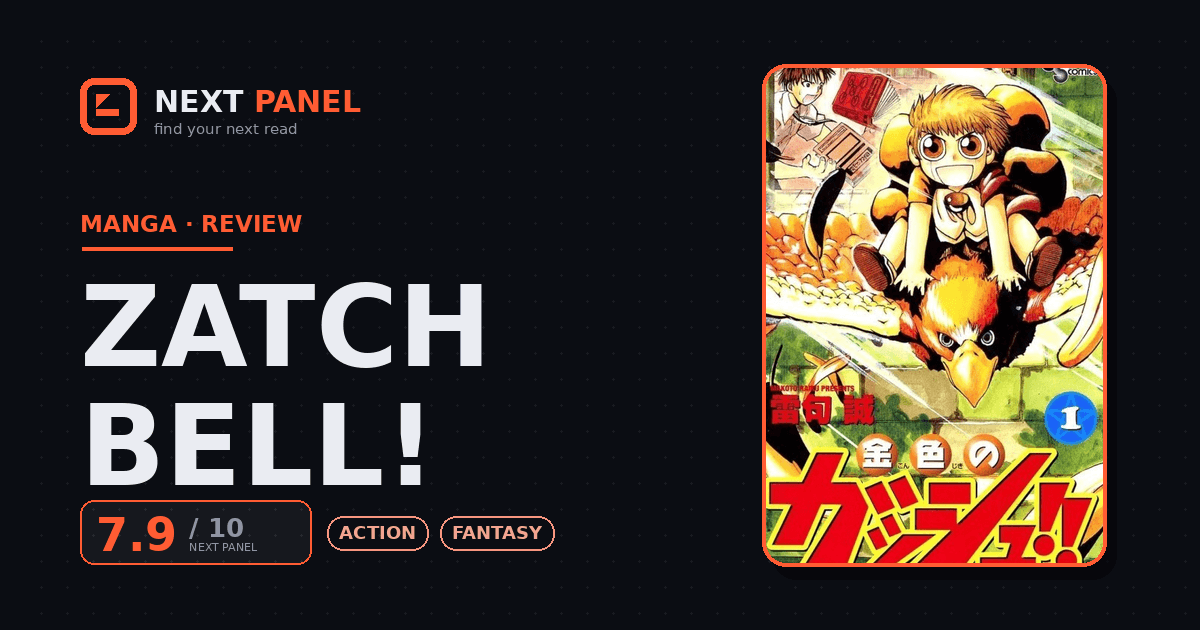 Zatch Bell! cover - Next Panel review