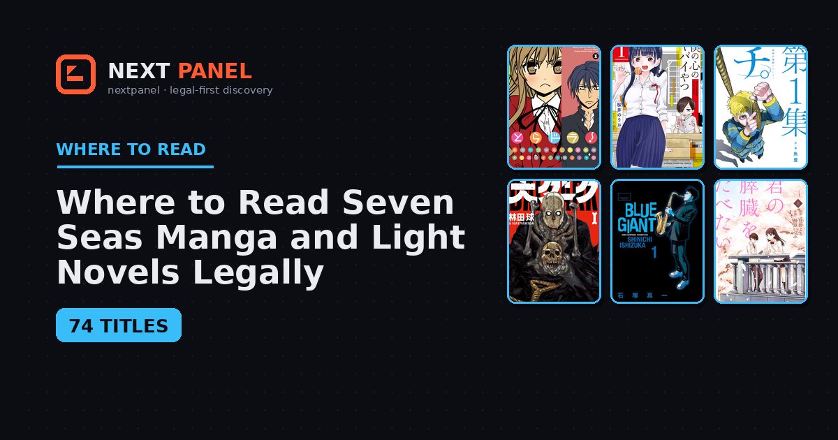 Where to Read Seven Seas Manga and Light Novels Legally — Next Panel reading guide
