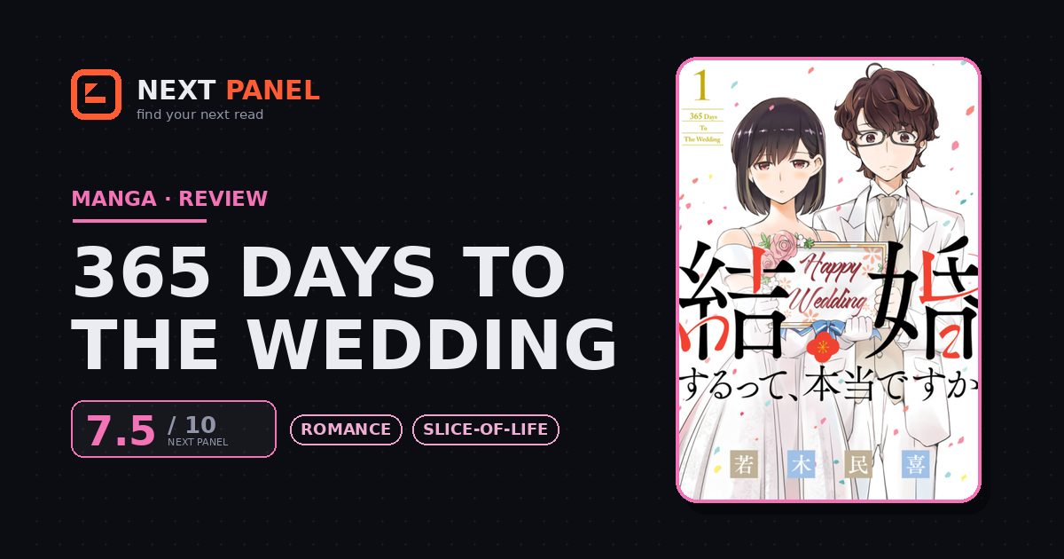 365 Days to the Wedding cover - Next Panel review
