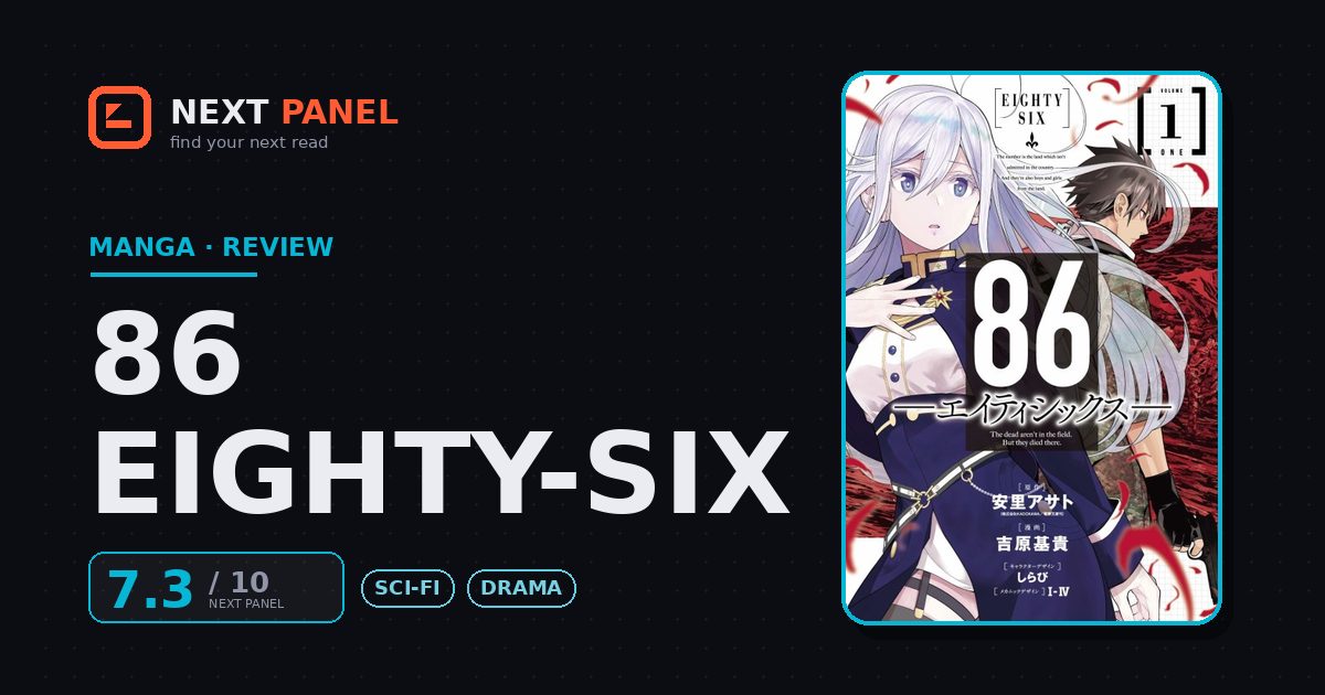 86 EIGHTY-SIX cover - Next Panel review