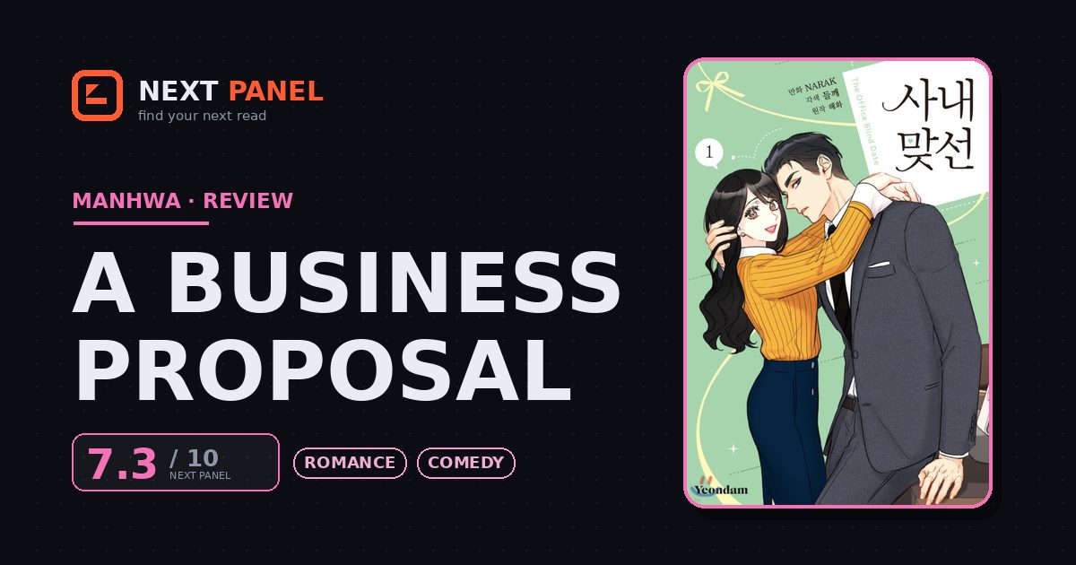 A Business Proposal cover - Next Panel review
