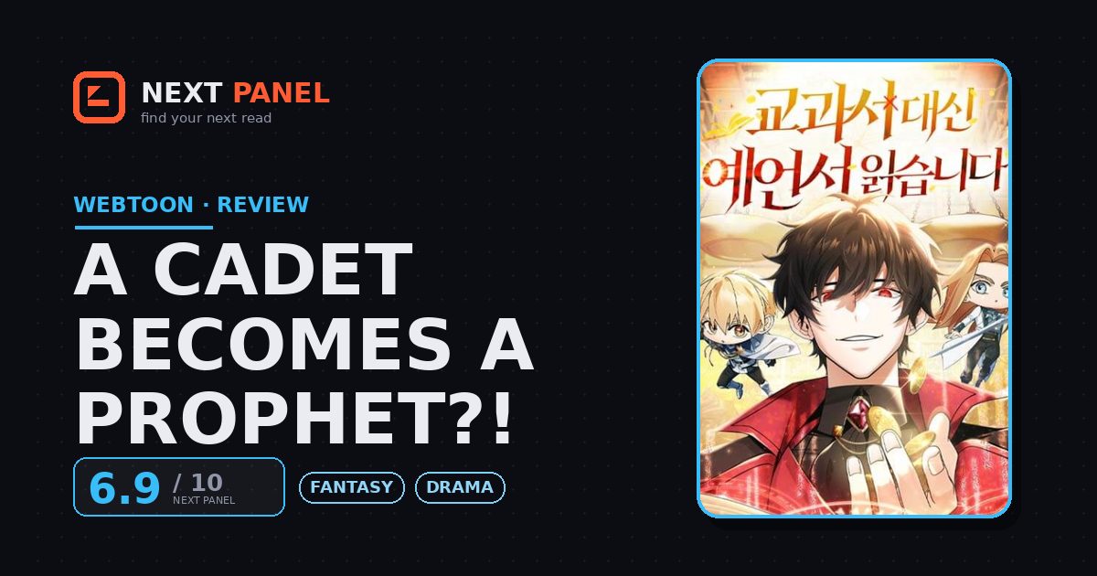 A Cadet Becomes a Prophet?! cover - Next Panel review