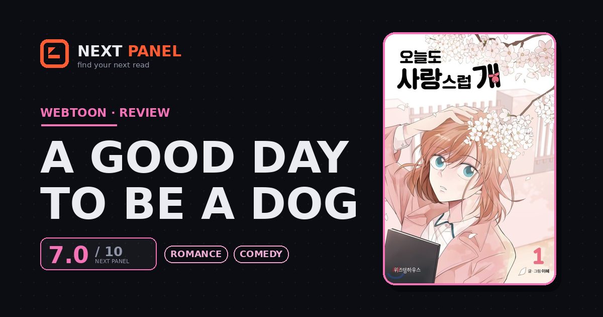 A Good Day to Be a Dog cover - Next Panel review