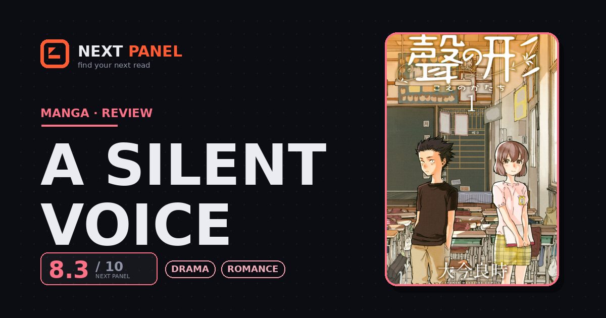 A Silent Voice cover - Next Panel review