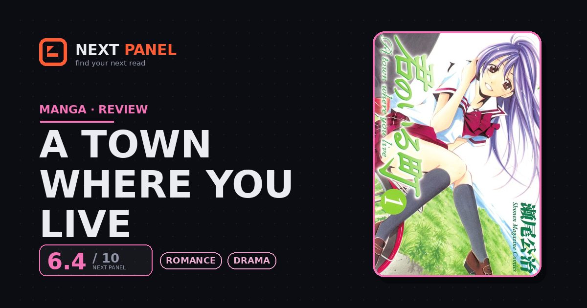 A Town Where You Live cover - Next Panel review
