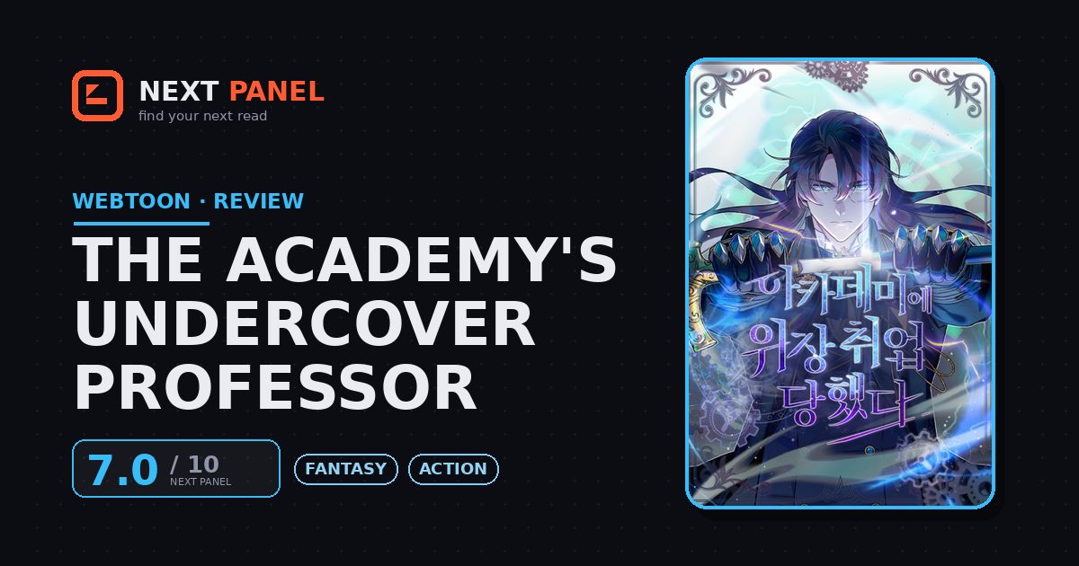 The Academy's Undercover Professor cover - Next Panel review
