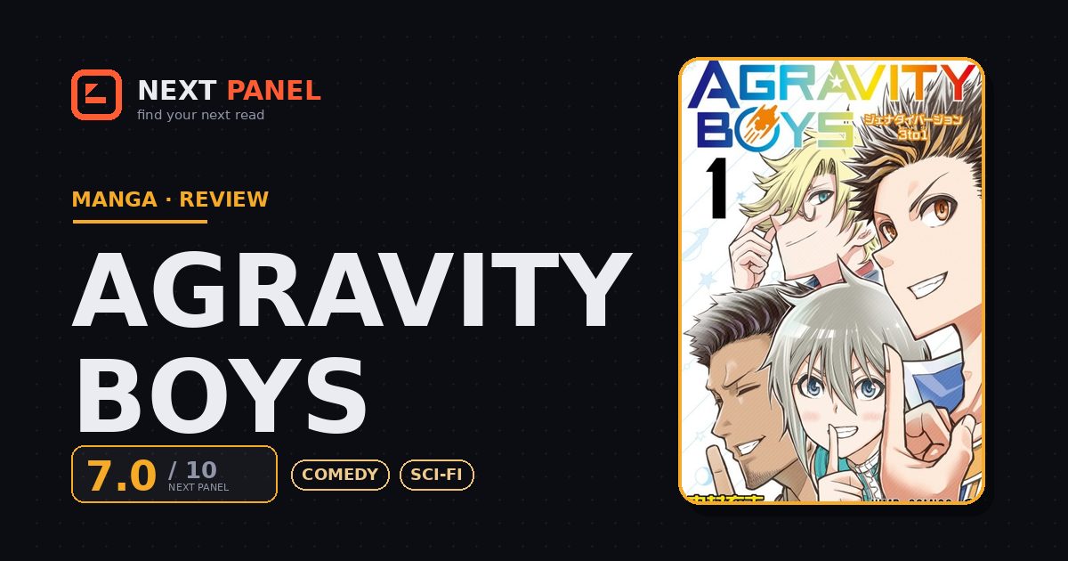 Agravity Boys cover - Next Panel review
