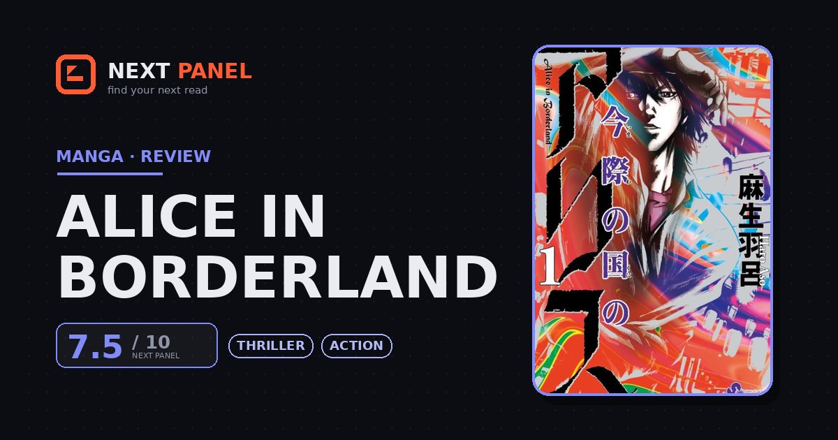 Alice in Borderland cover - Next Panel review