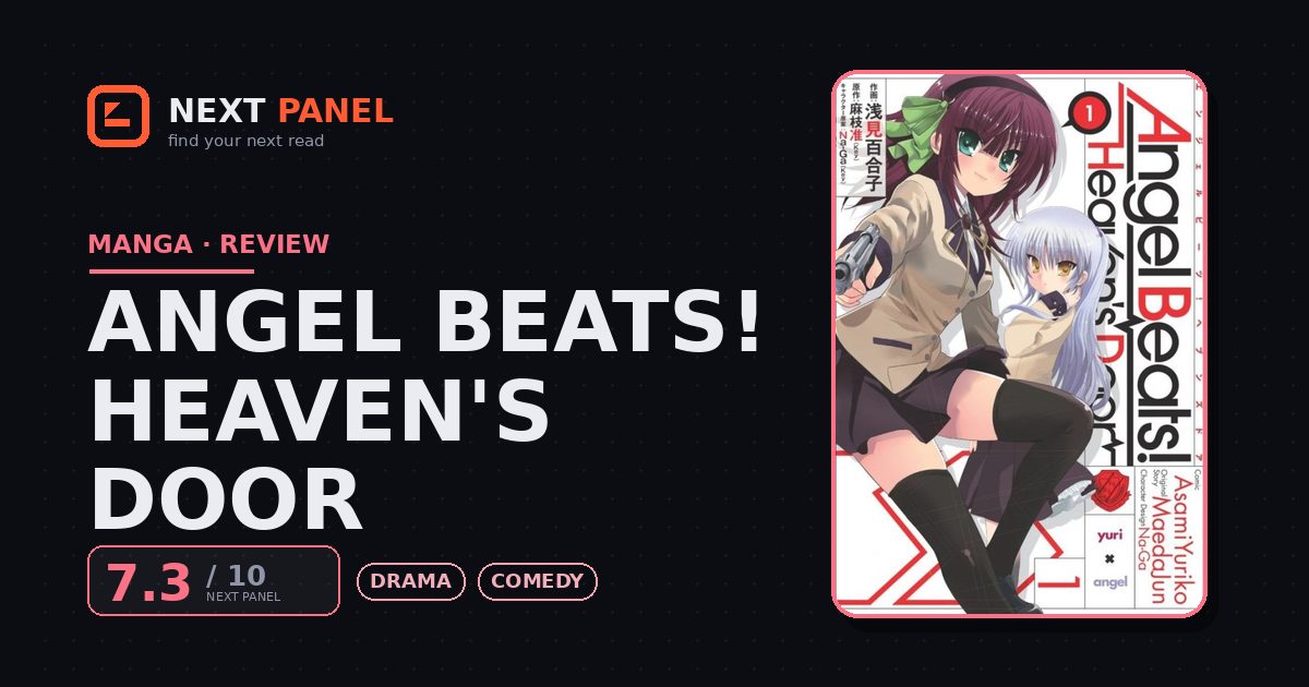 Angel Beats! Heaven's Door cover - Next Panel review