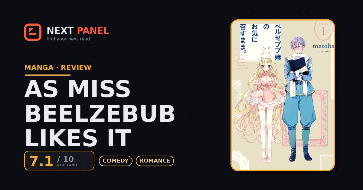 As Miss Beelzebub Likes It cover - Next Panel review