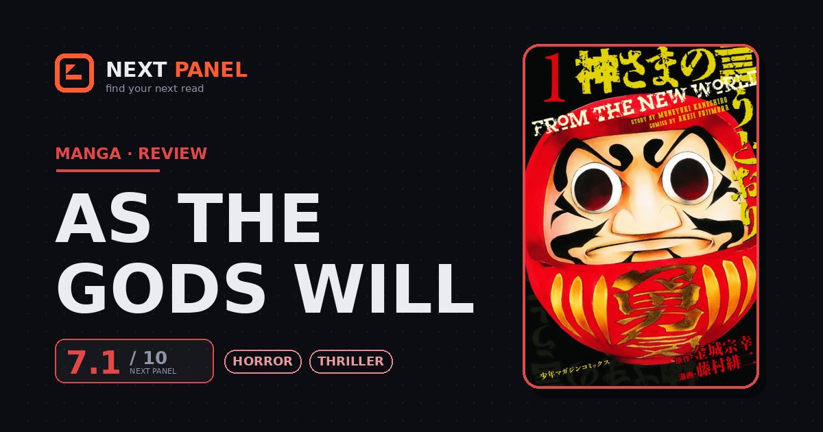 As the Gods Will cover - Next Panel review