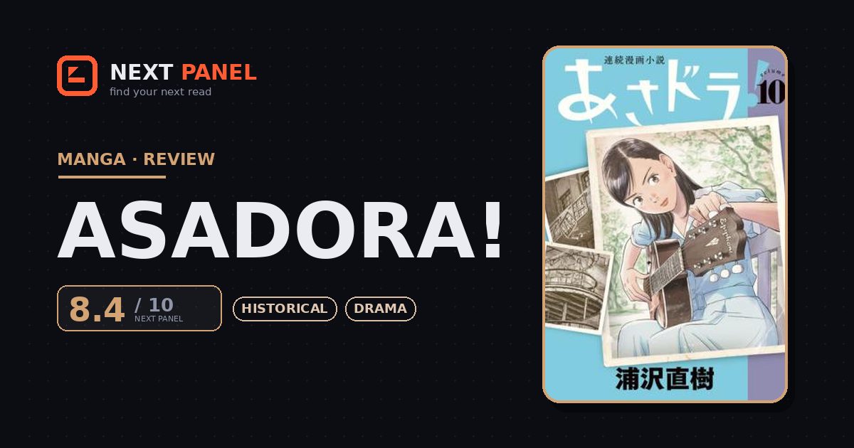 Asadora! cover - Next Panel review
