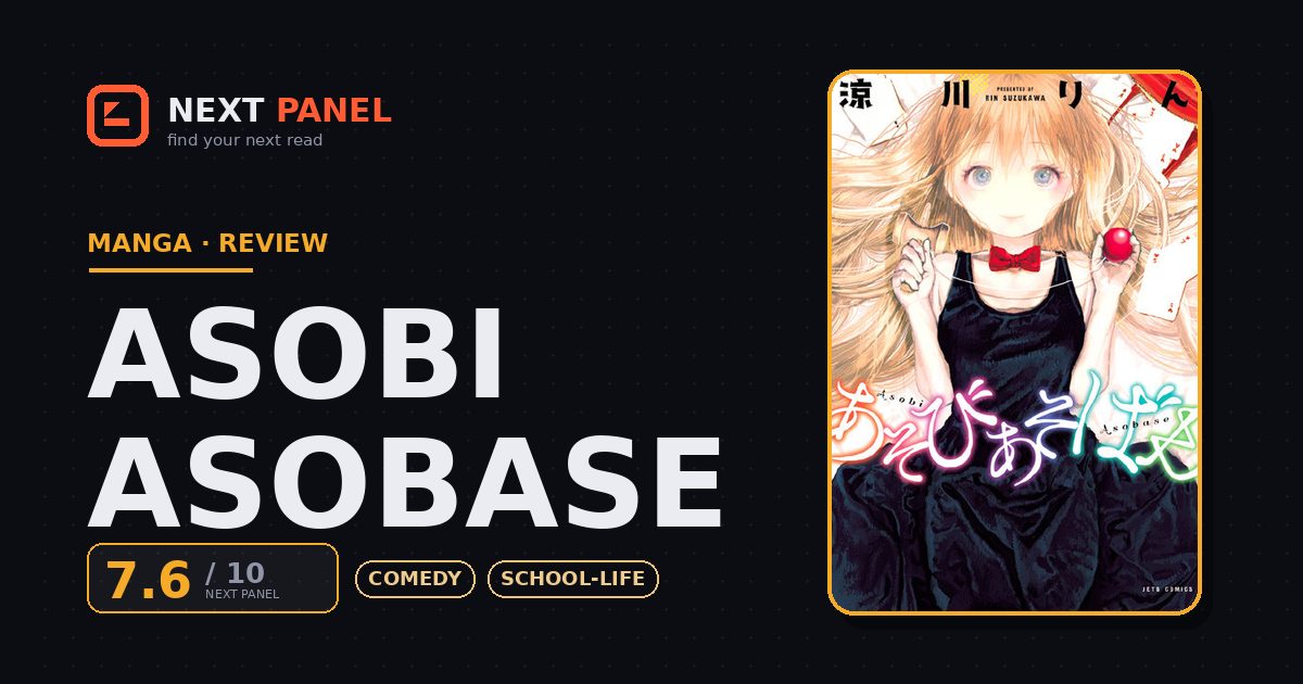 Asobi Asobase cover - Next Panel review